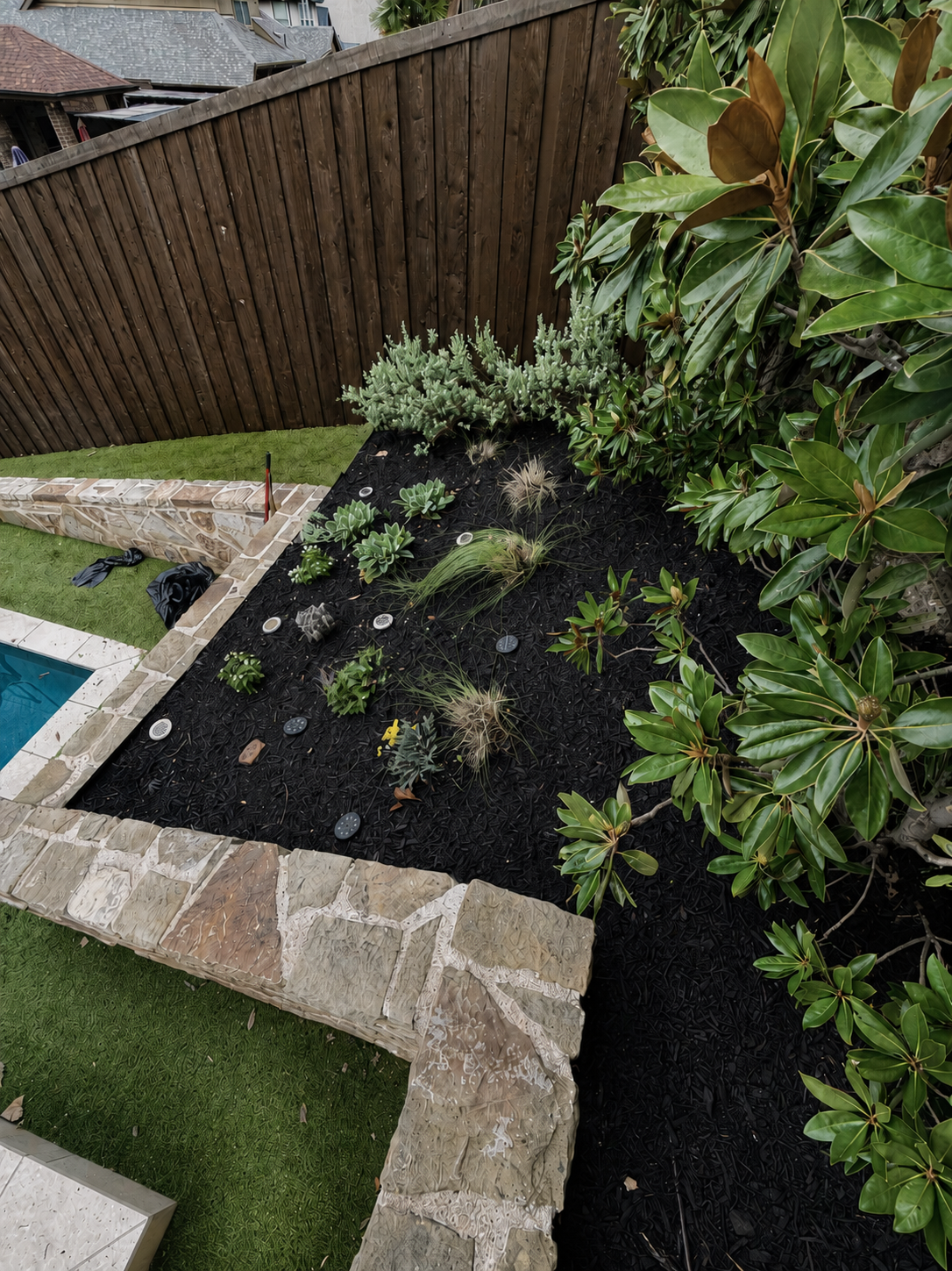 Back Corner Garden after
